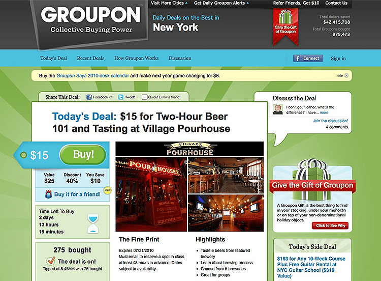 Groupon MVP
